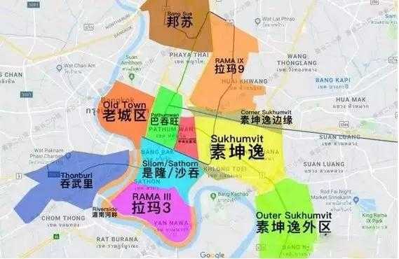 曼谷有多少个行政区（曼谷分为哪几个区域）-图1